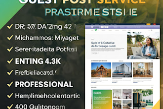publish a guest post on a dr42 lifestyle website with dofollow link