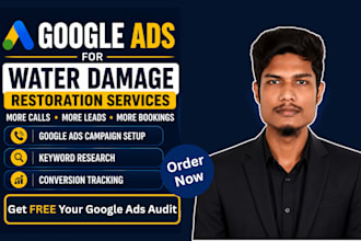 get water restoration and water damage leads via google ads