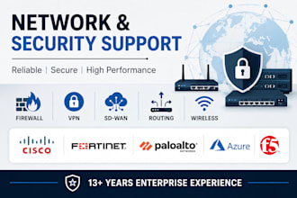 do network and firewall configuration and troubleshooting