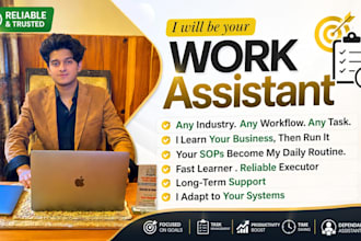 be your work assistant, digital assistant, online assistant