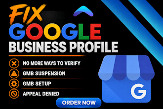 setup google my business fix suspended gmb verify and optimize business profile