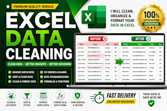 clean, sort, filter, and organize your data in excel
