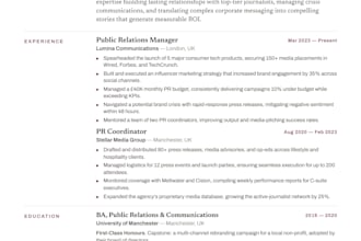 craft a premium executive resume and tailored cover letter