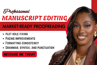 do deep developmental editing to fix plot holes, pacing, and structure