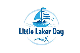 design mascot little lake day camp logo
