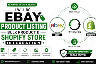 do ebay product listing bulk product shopify store integration