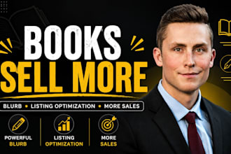 write a compelling amazon KDP book blurb and book description