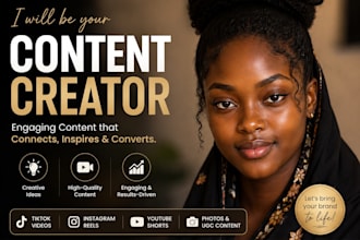 be content creator manage content