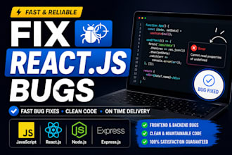 fix react js bugs and frontend issues