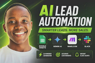 build ai lead automation systems with google sheets, gemini and slack