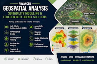 do gis analysis, site suitability mapping and location intelligence solution