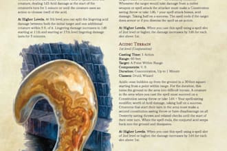 design a set of dnd 5e 2014 spells for you