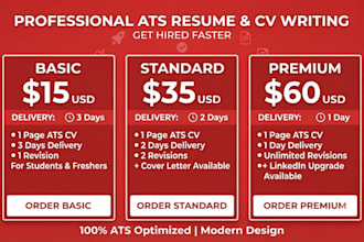 design your professional CV and cover letter