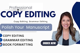 be your copy editor for your writting  ebook novel and proofreading