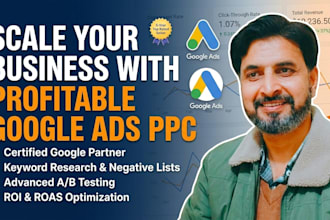 setup and optimize profitable google ads PPC campaigns