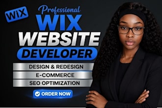design wix website, redesign wix website, wix ecommerce store, wix studio expert