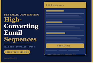 write b2b cold email sequences that generate replies
