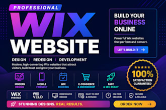 wix website redesign wix website development wix landing page wix booking