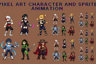 do pixel art spritesheet 2d pixel game art isometric pixel character animation
