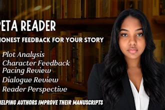 provide an in depth beta reading report for your novel