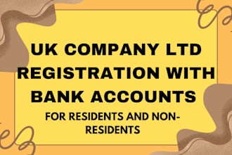 register uk company and banks