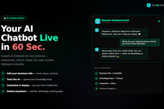 build an ai powered financial dashboard or business web app for your company