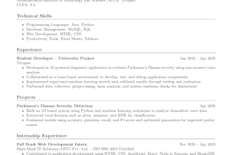 create and edit professional latex resume using overleaf