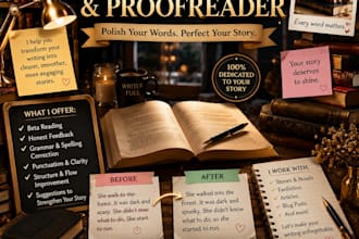 professional beta reader with honest book feedback