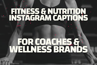 write instagram fitness captions for coaches and brands
