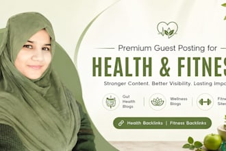 build health backlinks via gut health blog on fitness sites for more traffic