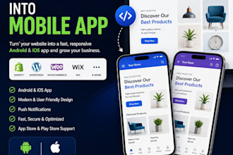 turn your website into a professional mobile app