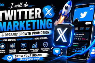 do twitter marketing and organic growth promotion