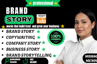 write your brand story business story company story brand copy