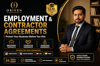 draft employment, contractor and consulting agreements