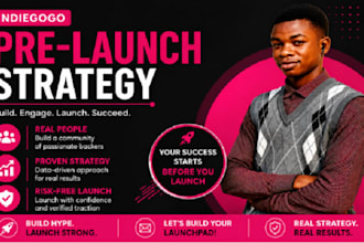 create an indiegogo pre launch lead generation strategy for crowdfunding