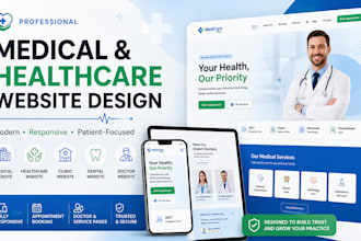 medical website, healthcare website, clinic, dental, doctor website