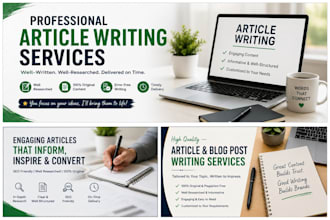 write engaging blog posts and information articles