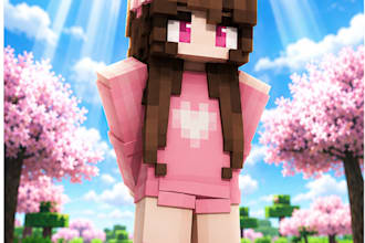 make high quality minecraft profile picture