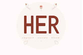 create a logo for feminine brands
