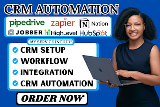 gohighlevel pipedrive automation jobber notion hubspot crm zapier integration