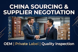 do professional china sourcing, supplier negotiation, oem and private label