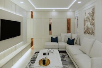 design modern luxury interior and create realistic 3d renders