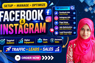 be your facebook ads expert to setup, manage and optimize meta ads