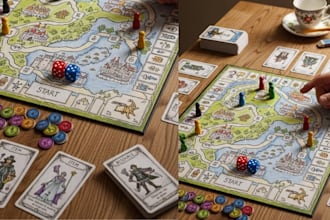 design board game, card game, tcg and tabletop game assets