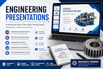 create professional engineering PPT presentation and technical documentation