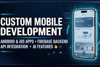 develop a custom mobile app with ai integration
