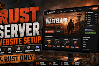 do rust server website for your server
