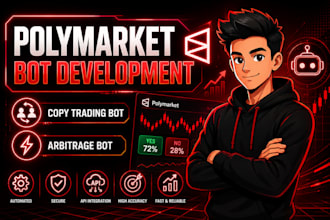 polymarket copy trading bot development polymarket arbitrage bot development
