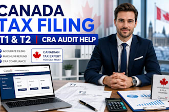 file canada t2 corporate tax, t1 personal tax, resolve cra audit and tax issues