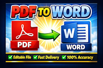 convert files to editable word and retype scanned documents